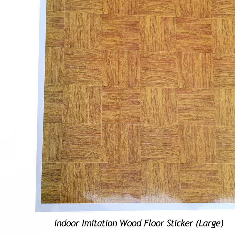 Interior imitação madeira piso adesivos, material modelo, 42*30cm, 1pc