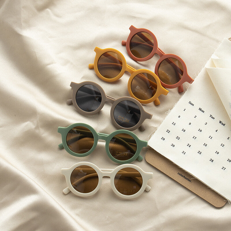 Okulary dziecięce okulary przeciwsłoneczne matowe macarone letnie okulary przeciwsłoneczne dla dzieci