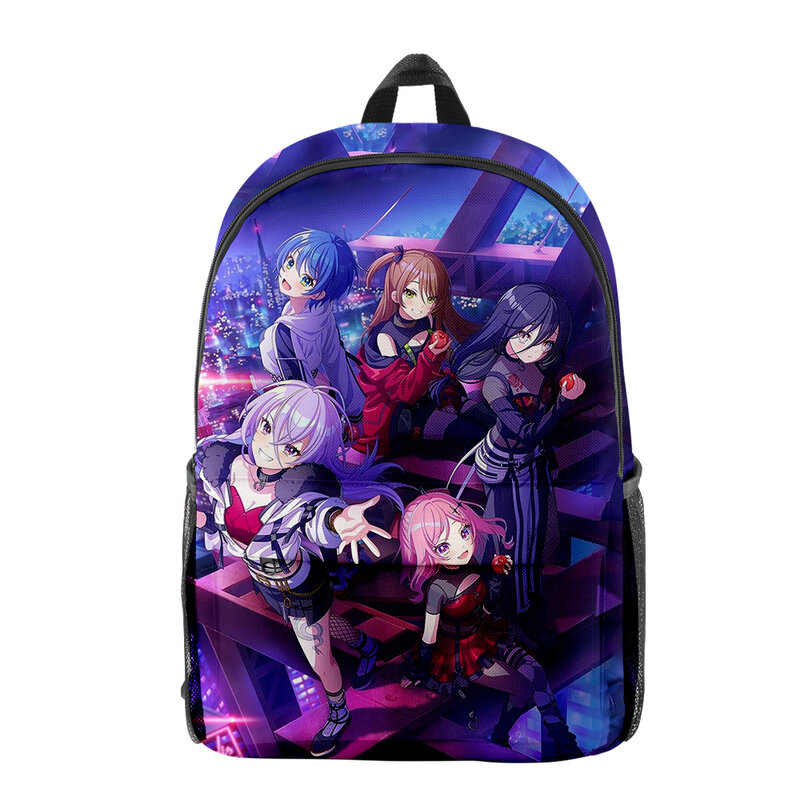 World Dai Star ransel Anime Harajuku, tas punggung sehari-hari Unisex dewasa, tas Anime sekolah kembali ke sekolah