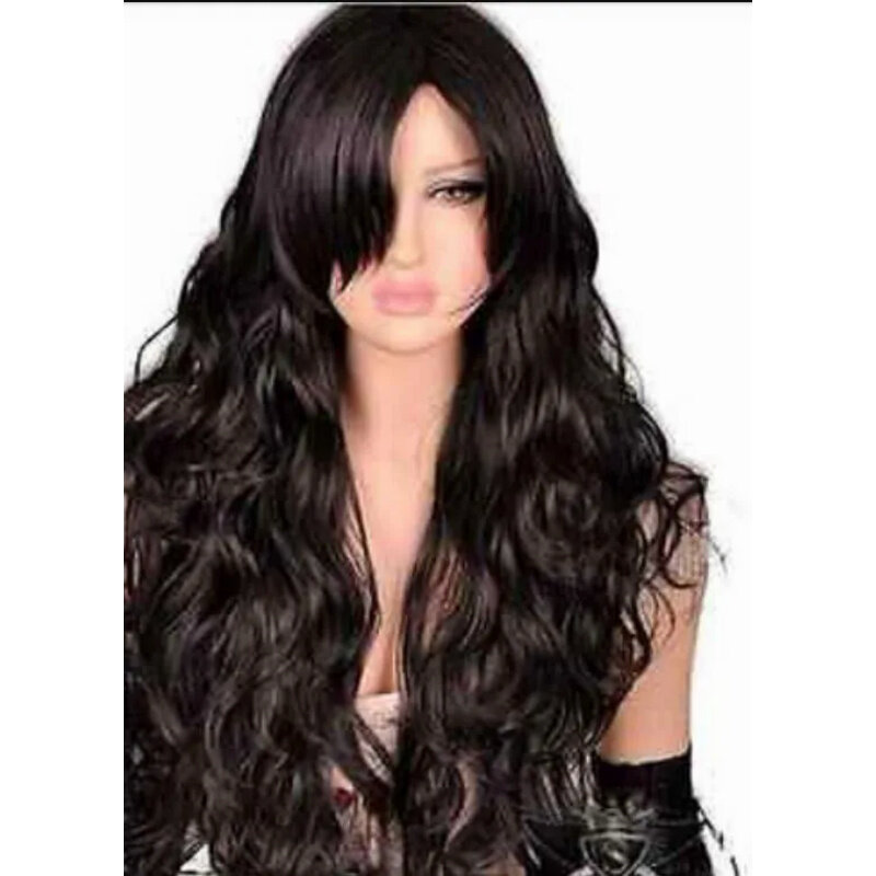 WIG  Wavy Long Women Hair Synthetic Full Capless Women Party Wigs