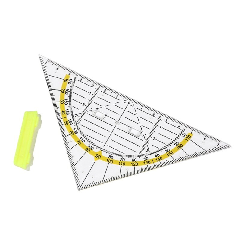 Triângulo medição flexível DXAB para artesãos e entusiastas do faça você mesmo fabricação plástico resiliente