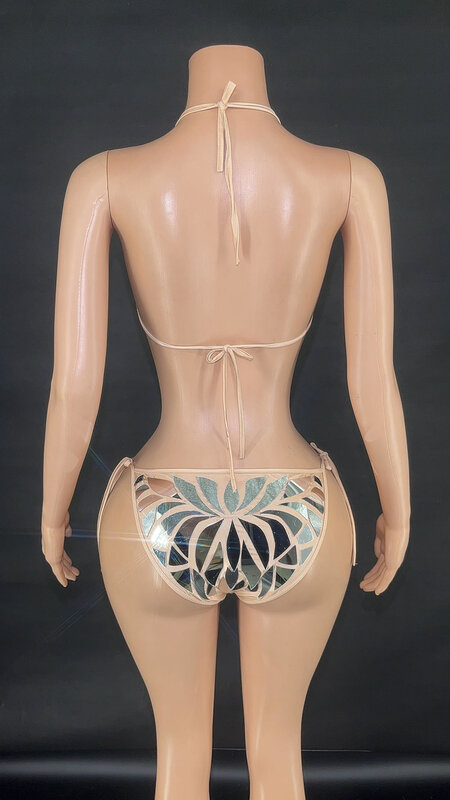 Spersonalizowany zakrętka tubki cekinowy wysoki elastyczny diamentowy kombinezon seksowny, obcisły body sukienka na przyjęcie urodzinowe wydajność Longuette