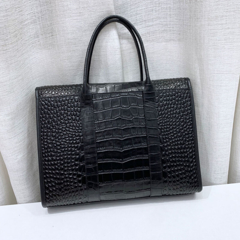 Wysokiej jakości biznes luksusowe nowe biuro teczki prawdziwej skóry dorywczo przytulne torebki komputerowe Trend mody torba