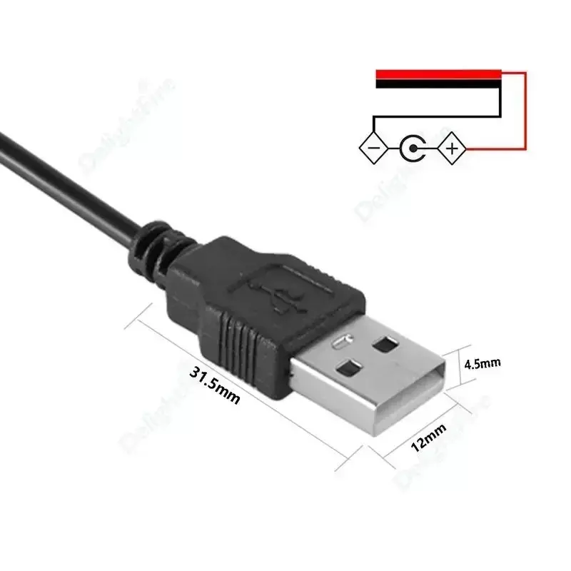 Konektor kawat colokan USB dengan saklar 303 on off 5V 12V, kabel ekstensi adaptor Toggle untuk kipas lampu LED Strip catu daya