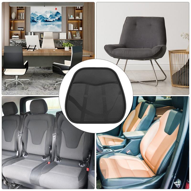 Coussin de soutien lombaire pour siège de voiture, respirant, glace, ergonomique, pour chaise, pour la conduite