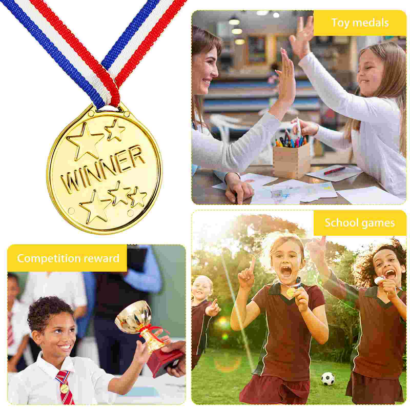 Hadiah anak-anak Permainan kompetisi perlengkapan pesta anak-anak medali olahraga Hari Olahraga medali permainan Hari Olahraga anak-anak untuk tari anak-anak