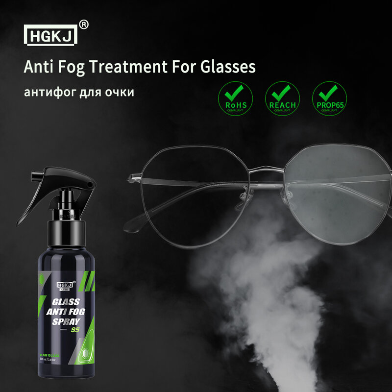 Anti Fog Glass Coating Agent HGKJ S5 Auto Interior Windscreen Fog Repellent Spray Anti-rain Waterproof Mirror Car Accessories