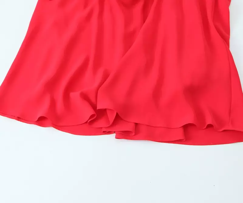 Dames Nieuwe Mode Geplooide Decoratie Slim Fit Ondergoed Stijl Sling Midi Jurk Retro Mouwloze Rugloze Damesjurk Mujer