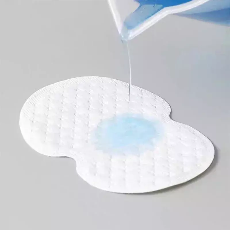 Almohadillas invisibles para el sudor, pegatinas absorbentes de transpiración para las axilas, desodorantes, 10/50 piezas