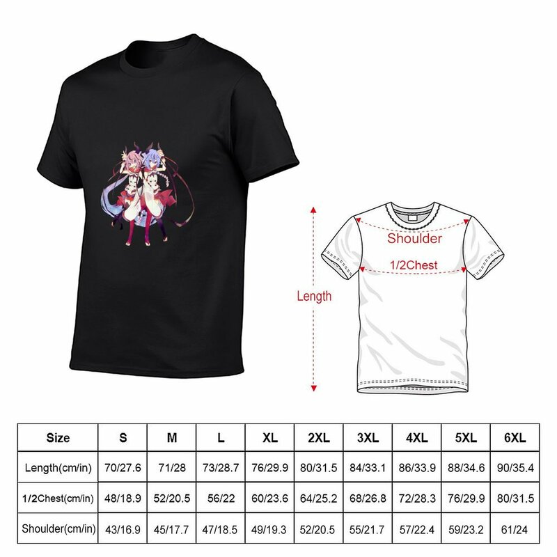 MEIKA-T-shirt extragrande Hime e Mikoto Vocaloid 5, moda coreana, camisetas gráficas para homens