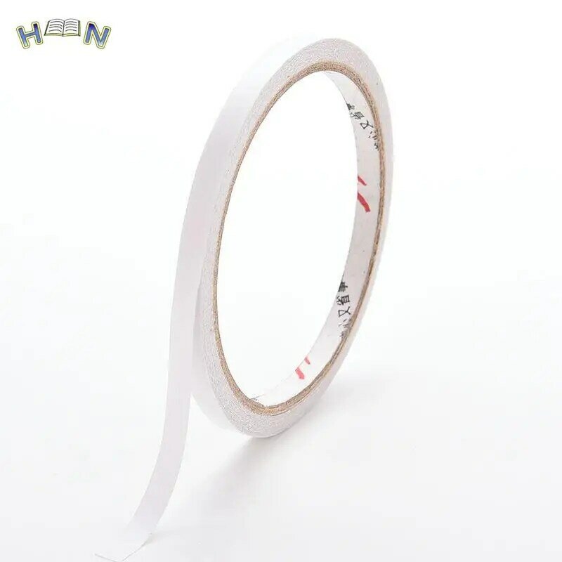 2 Rolls/set Double-Sided Tape 6mm Adhesive Tape Strong Sticker for Office School Stationery Supplies Students Good Gifts