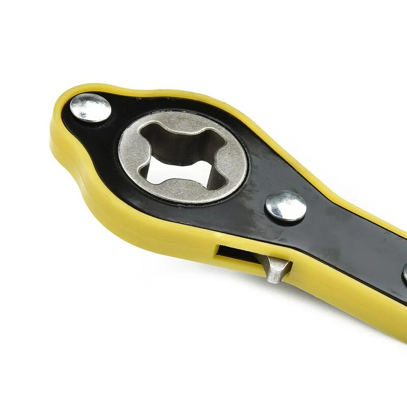 Praktyczny klucz do kluczy Adapter klucza, oszczędzający pracę klucz zapadkowy, opona nożycowa 1 X koło narzędziowe