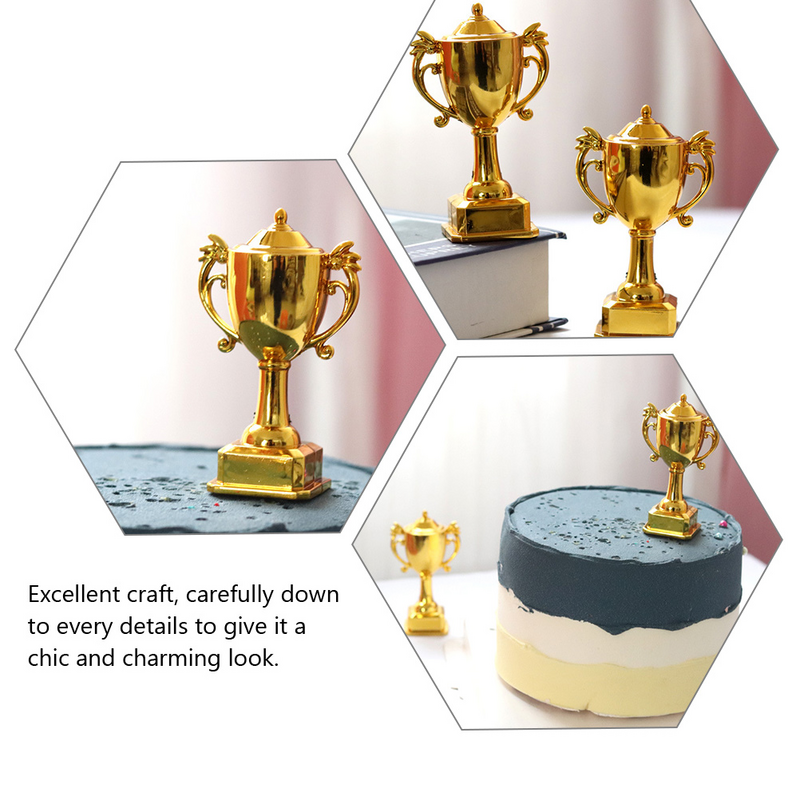 Plastic Trofee Miniatuur Trofee Decoraties Cake Decoratie Miniatuur Trofee Neutrale Baby Spullen Miniatuur Trofee Model
