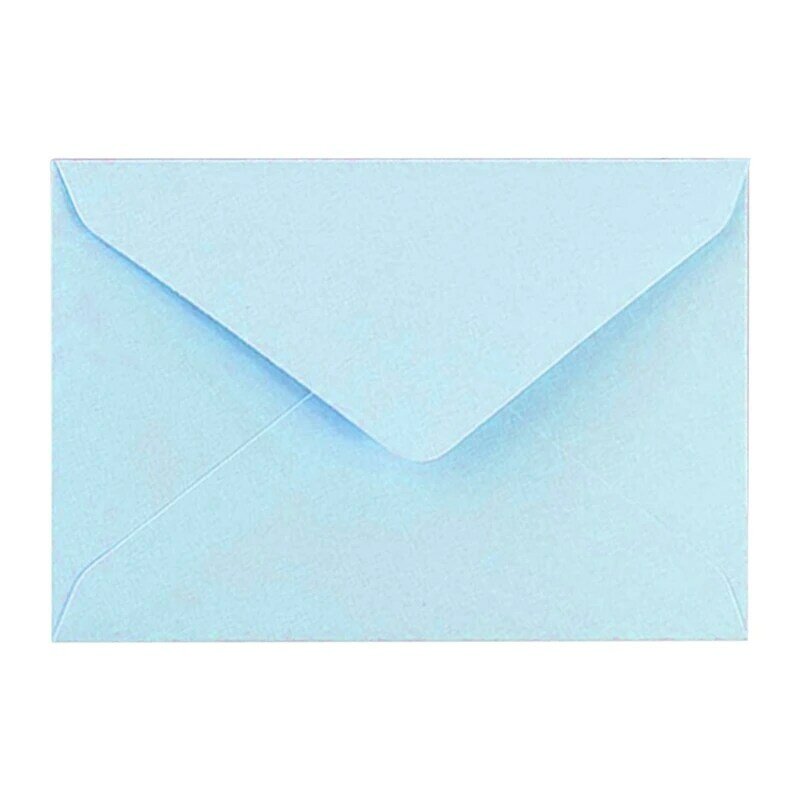 Y1ub 10 unidades/pacote envelopes coloridos papel retro branco envelopes cartões envoltório