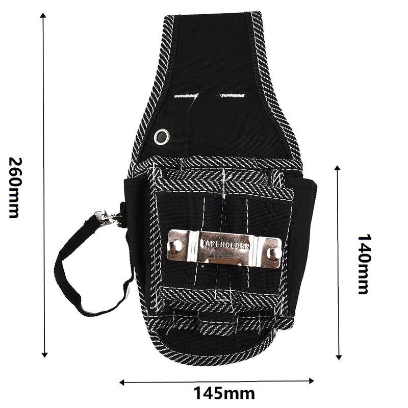 9 In 1 Tool Waist Pocket Case Nylon Fabric Tool Belt Screwdriver Holder Tool  Electrician Hardware Storage Bag Pocket Pouch Bag