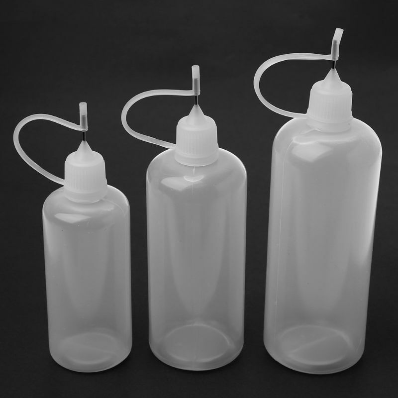 Пустые пластиковые сжимаемые флаконы-капельницы для жидкости для глаз с иглой 60/100/120 мл