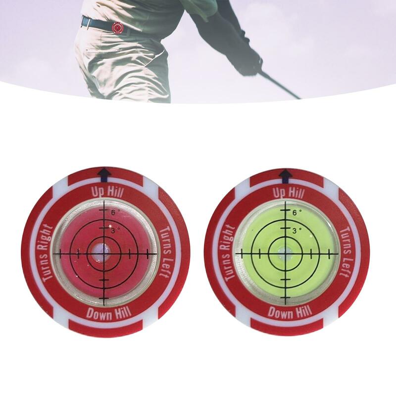 Marqueur de balle de golf avec pince à chapeau, aide à la mise en place de la marque de balle, haute précision, cadeau de golfeur, accessoire utile portable, cadeaux de golf en plein air