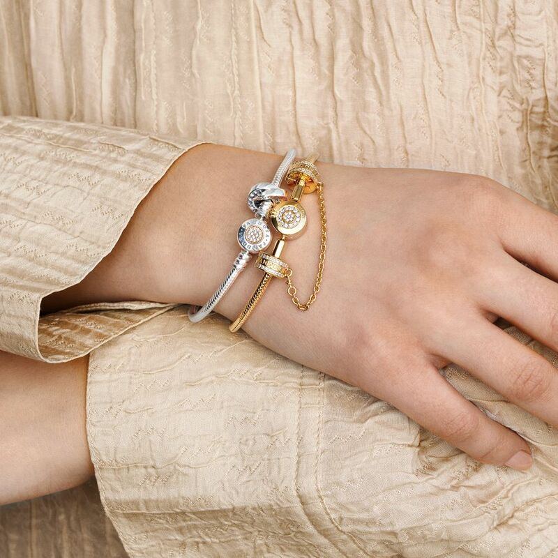 Sertifikat 100% perhiasan wanita terlaris seri ular populer gelang perak 925 cocok untuk aksesori DIY Pandora asli