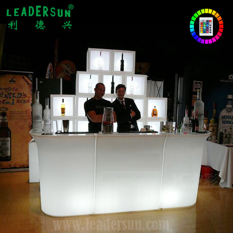 Erstaunliche Event Party Nachtclub Hotel Bar helle 16-Farben-Fernbedienung bunte LED-Würfel Sitz/Stuhl/Hocker mit Kissen