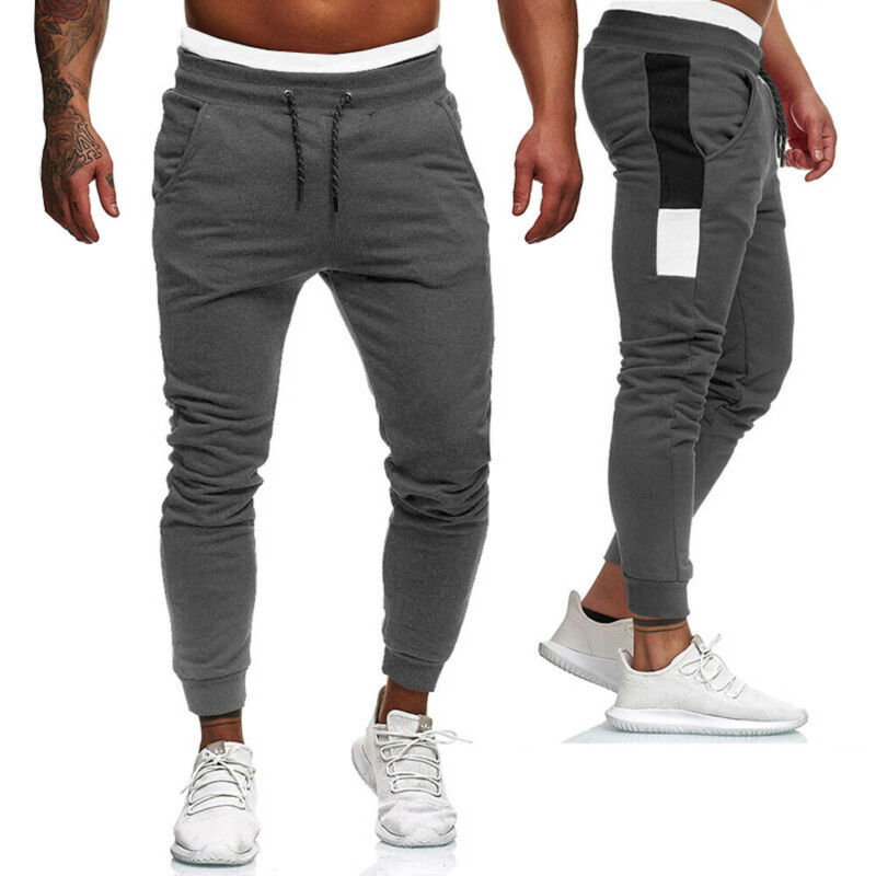 Pantalones de chándal largos para hombre, chándal informal de entrenamiento, para gimnasio, a la moda, novedad de otoño y primavera, 2022