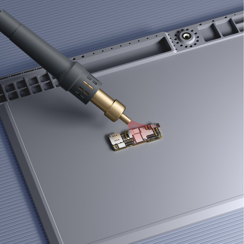 QIANLI MEGA-IDEA مقاومة درجات الحرارة العالية سيليكون لوحة العزل لوحة العمل الهاتف بغا PCB لحام محطة إصلاح