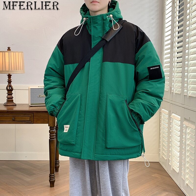 Men's Winter Plus Size Large Trendy Loose Padded Jacket Cotton Jacket 7XL 8XL winter coat