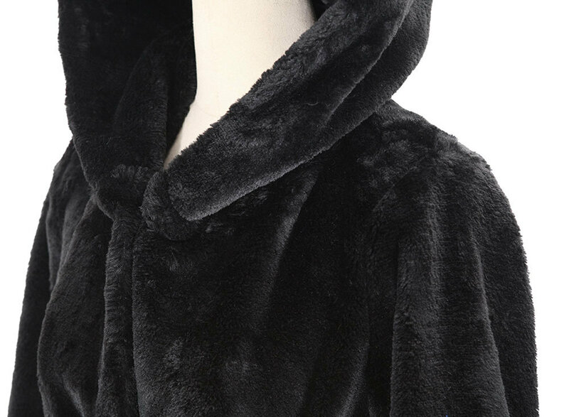 Manteau à capuche en fausse fourrure pour femme, veste décontractée, manches longues, grande taille, longueur moyenne, document solide, chaud, hiver, nouveau, 2024