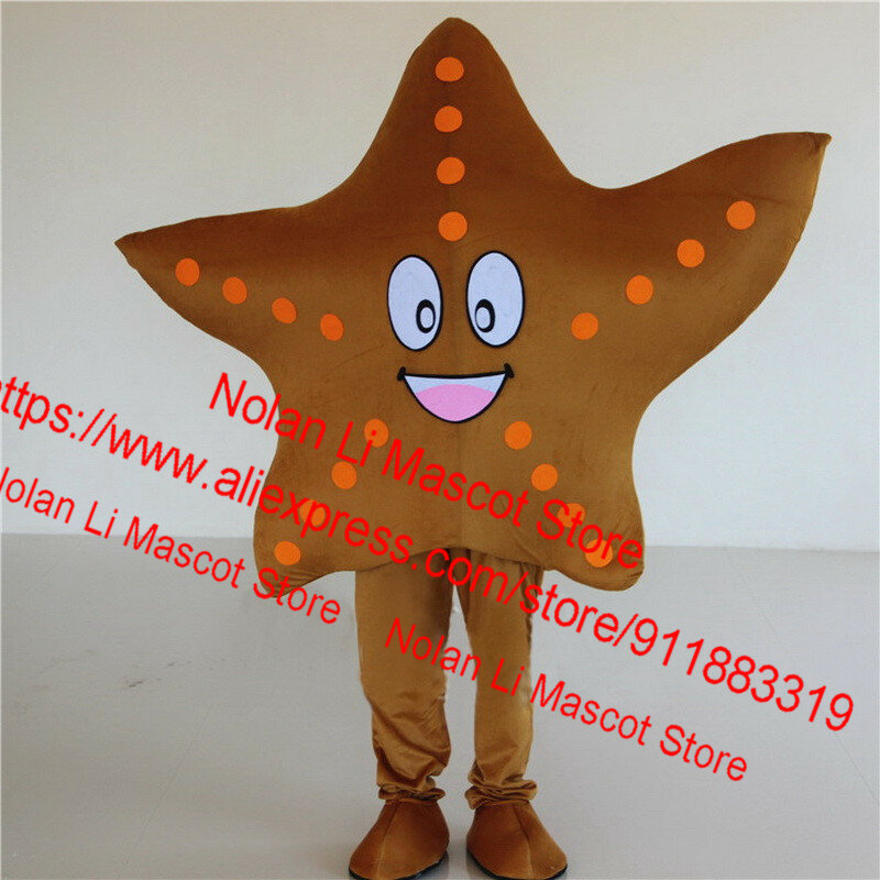 Venda quente material eva 6 estrela do mar pentagrama mascote traje dos desenhos animados terno cosplay festa de aniversário masquerade tamanho adulto 984