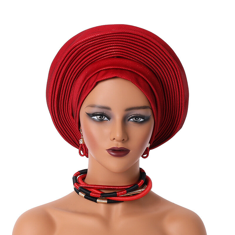 Женские головные повязки ярких цветов, мусульманские хиджабы, шляпки, модные головные уборы, трендовые эластичные плиссированные Тюрбаны на все тело, шапка для женщин