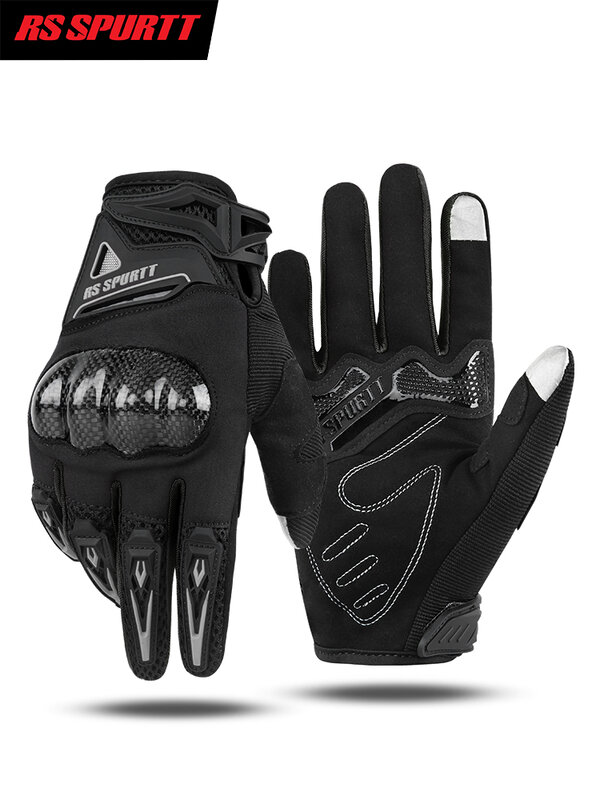 Guantes de seguridad para montar en motocicleta al aire libre, guantes transpirables para carreras todoterreno