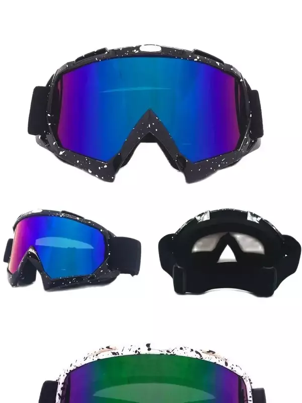 نظارات ملونة واقية من الرياح للرجال ، نظارات واقية للتزلج ، التزلج ، موتوكروس ، في الهواء الطلق ، جديدة