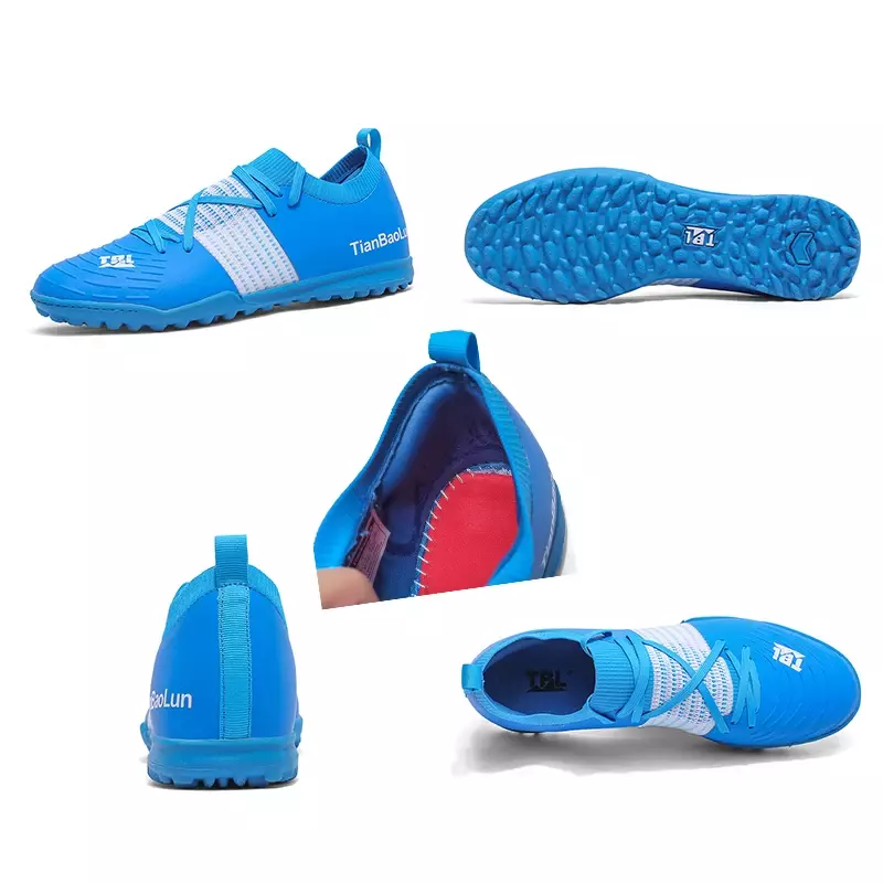 Scarpe da calcio durevoli tacchetti mpunte scarpe da calcio di qualità leggere e comode scarpe da ginnastica Futsal all'ingrosso Chuteira Society
