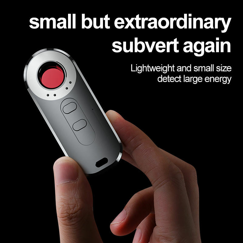 Detektor kamera Mini portabel, kamera pendeteksi Anti kaleng, kamera Hotel, pencari kamera dengan Alarm, pemindai inframerah AK400