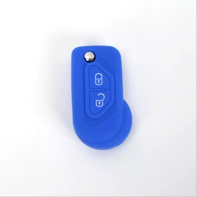 Силиконовый чехол-брелок для автомобильного ключа комплект защитной крышки чехол для ключа дистанционного управления для Citroen DS3 складной откидной чехол с 2 кнопками кожаные аксессуары