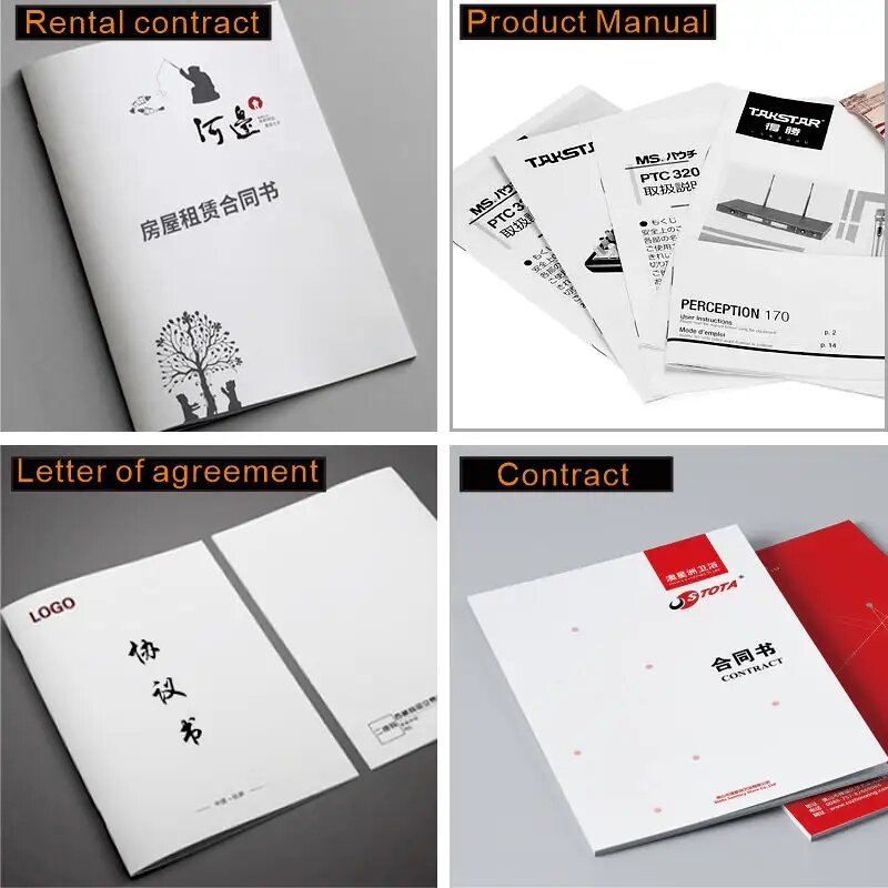 Customized product.Custom Succinct Printing Product Catalog Customization Coated Paper Pamphlet Brochure For Business