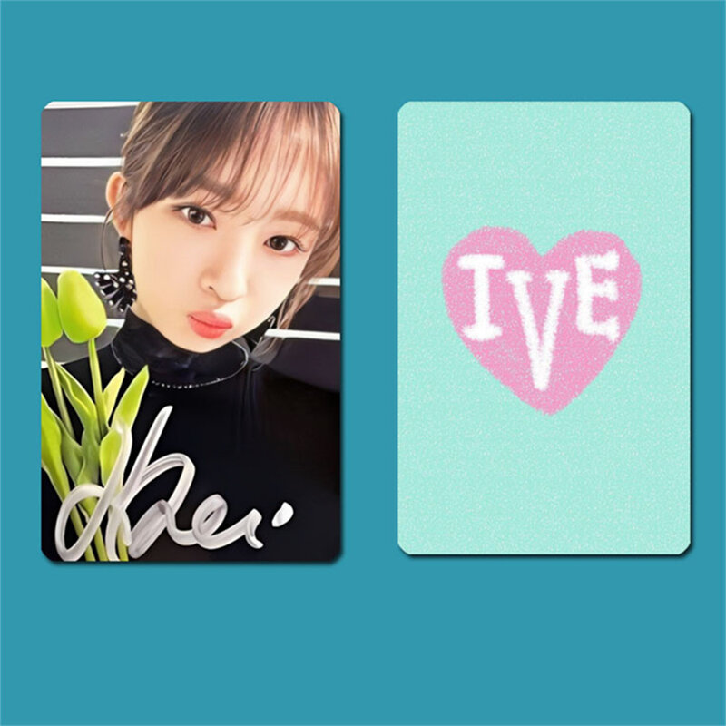 6 stücke kpop ive neue Alben Lomo Karte Wonyoung Magazin Yujin Gaeul Foto Postkarte Sammlung Karte für Fans Geschenk