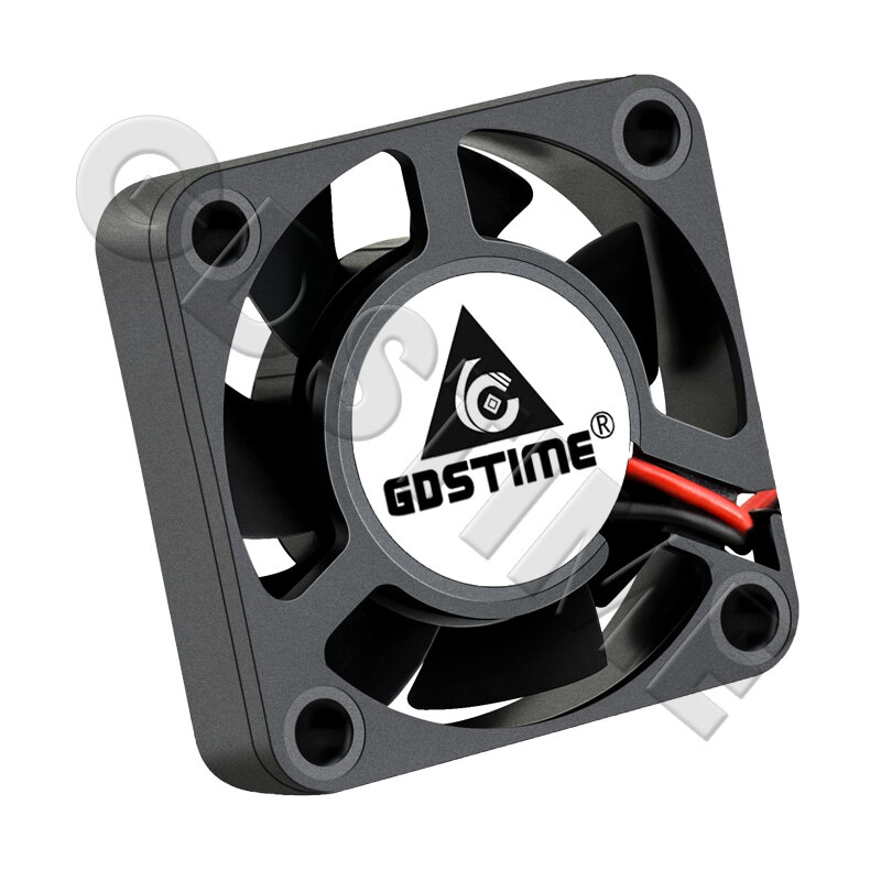 Gdstime-ventilador Axial de doble bola para impresora 3D, dispositivo pequeño de refrigeración sin escobillas, CC de 5V, 12V, 24V, 4cm, 40mm, 40x10mm, 4010, 10 piezas