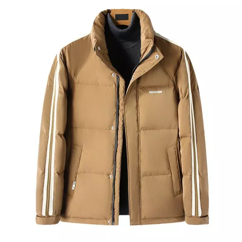 남성용 화이트 덕 다운 재킷, 하이 퀄리티 트렌디 다운 재킷 코트, 다용도 다운 재킷, 겨울 신상