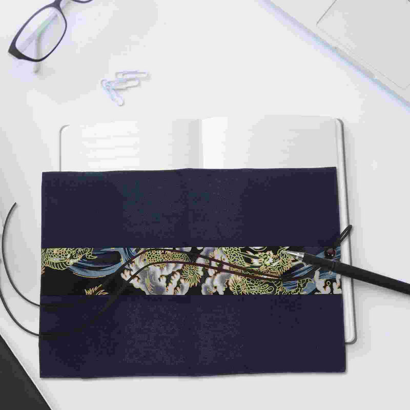 Book Protector Pouch Decorative Printing Book Diary Cloth Protector