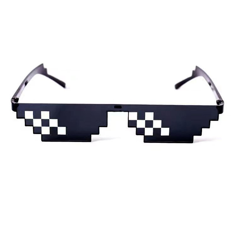 Gafas de sol divertidas para fiesta de cumpleaños, lentes de sol de Robot Retro negro, favores de Cosplay, nuevo diseño