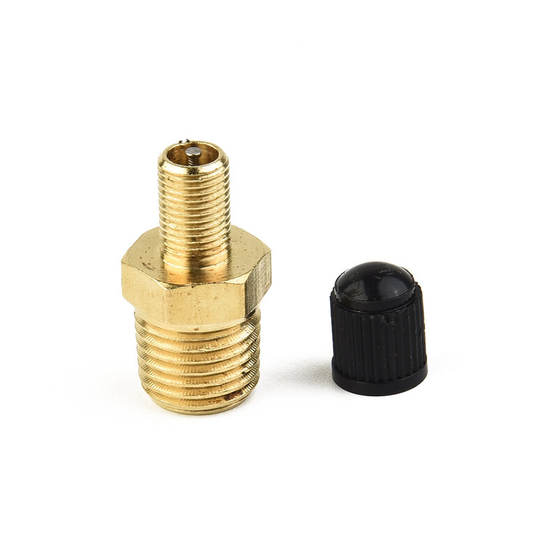Parts New Air Tank Fill Valve 1/4 Inch 1 Pcs Accessories Black Plastic Cap Brass Replacement Solid Nickel Plated
