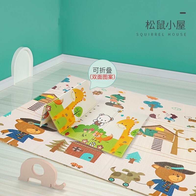 Dobrável esteira do jogo do bebê xpe crianças tapete para crianças tapete para o quarto cobertor atividade jogo ginásio brinquedos educativos