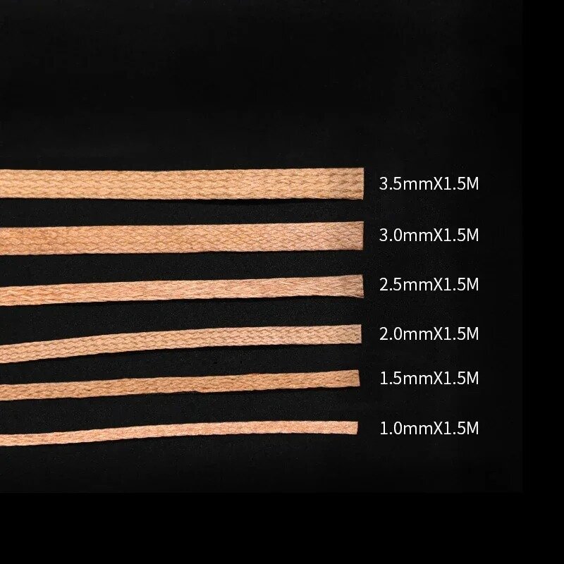 เทปทองแดงสำหรับงานเชื่อมตะกั่วบัดกรีบัดกรีบัดกรีบัดกรีแบบถักทอสายตะกั่วตะกั่วบัดกรีขนาด1.5-3.0มม. X 1.5ม.