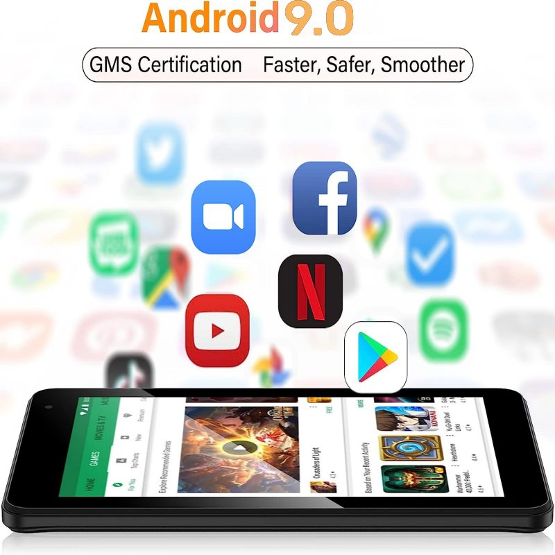 Tablet Pc 7 Inch M7 Android 9.0 Ddr 2Gb Emmc 16Gb Rk3326 Quad Core 1024X600 Ips 3000Mah Li-Ion Batterij