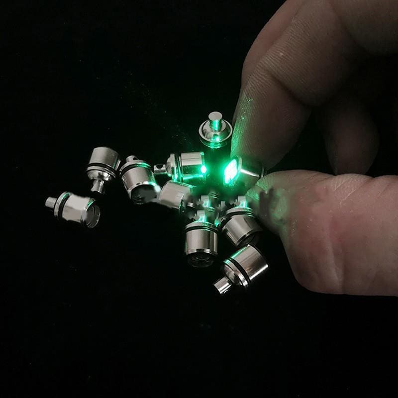 ไฟแอลอีดีขนาดเล็กแบบ DIY มีปุ่มสำหรับตกแต่งดวงไฟขนาดเล็กไฟลูกปัดไฟอิเล็กทรอนิกส์ขนาดเล็กไฟสีขนาดเล็กไฟโมเดล1ชิ้น