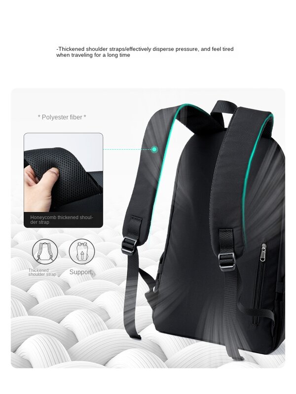 Школьный ранец для мальчиков, вместительный рюкзак для учеников средней школы и компьютера, Повседневная Дорожная сумка на короткие расстояния