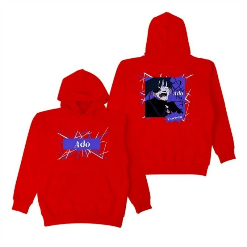 Ado usseewa Hoodies Kyogen Album Merch Winter für Männer/Frauen Unisex Casuals Langarm Sweatshirt Streetwear