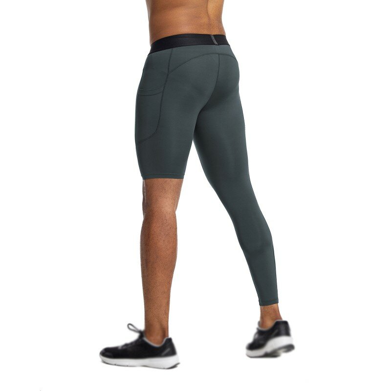 Compressão apertada Leggings para homens, Quick Dry, Running Sports Pants, Workout Training, Calças de jogging, Elasticidade Sweatpants