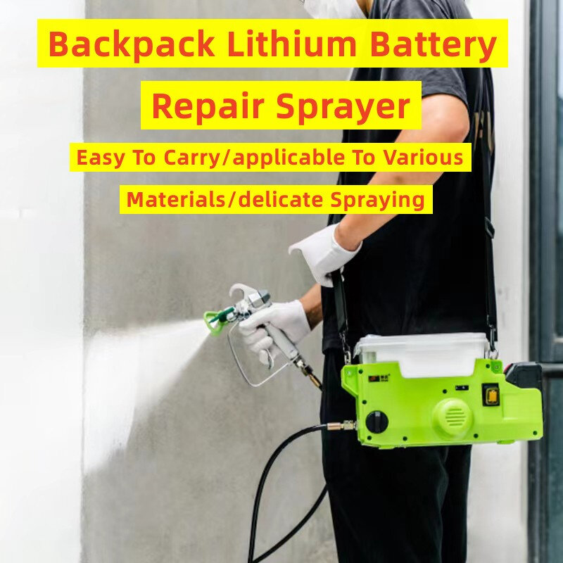 New Backpack Handheld Airless Sprayer Lithium Battery Professional High Voltage Paint Sprayer Machine A Peinture Airless
