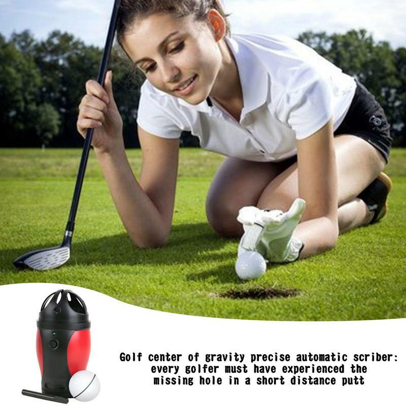 Pgm golf elektrischer schreiber findet schwerpunkt verteilungs linie ball maler golf zubehör golfball punkt markierung werkzeug